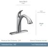 imageMoen Camerist OilRubbed Bronze OneHandle Single Hole Kitchen Faucet with Pullout Spout Bathroom Sink has Deck Plate for ThreeHole Countertop Drain Trim Included 7545ORBChrome