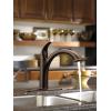 imageMoen Camerist OilRubbed Bronze OneHandle Single Hole Kitchen Faucet with Pullout Spout Bathroom Sink has Deck Plate for ThreeHole Countertop Drain Trim Included 7545ORBOil Rubbed Bronze