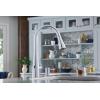 imageMoen Essie Mediterranean Bronze MotionSense Wave OneHandle Touchless Kitchen Faucet with Pulldown Sprayer and Soap Dispenser 87014EWBRBChrome
