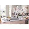 imageMoen Essie Mediterranean Bronze MotionSense Wave OneHandle Touchless Kitchen Faucet with Pulldown Sprayer and Soap Dispenser 87014EWBRBMatte Black