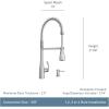 imageMoen Essie Mediterranean Bronze MotionSense Wave OneHandle Touchless Kitchen Faucet with Pulldown Sprayer and Soap Dispenser 87014EWBRBSpot Resist Stainless