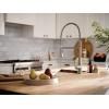 imageMoen Essie Mediterranean Bronze MotionSense Wave OneHandle Touchless Kitchen Faucet with Pulldown Sprayer and Soap Dispenser 87014EWBRBSpot Resist Stainless