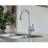 imageMoen Genta LX Motionsense Wave Sensor Touchless Chrome OneHandle High Arc Pulldown Modern Kitchen Faucet Featuring Power Clean 7882EWCChrome