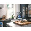 imageMoen Haelyn Matte Black SingleHandle PullDown Sprayer Kitchen Faucet Featuring Power Boost for a Faster Clean Soap Dispenser Included 87627BLMatte Black