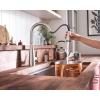 imageMoen Haelyn Matte Black SingleHandle PullDown Sprayer Kitchen Faucet Featuring Power Boost for a Faster Clean Soap Dispenser Included 87627BLSpot Resist Stainless