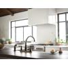 imageMoen Hutchinson Mediterranean Bronze 2Handle HighArc Kitchen Faucet with Side Sprayer 87048BRB