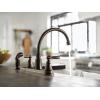 imageMoen Hutchinson Mediterranean Bronze 2Handle HighArc Kitchen Faucet with Side Sprayer 87048BRB