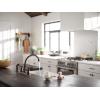 imageMoen Hutchinson Mediterranean Bronze 2Handle HighArc Kitchen Faucet with Side Sprayer 87048BRB