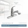 imageMoen Integra Spot Resist Stainless OneHandle Pullout Kitchen or Laundry Faucet Featuring Power Clean with Optional Deckplate 67315SRSStainless