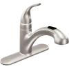 imageMoen Integra Spot Resist Stainless OneHandle Pullout Kitchen or Laundry Faucet Featuring Power Clean with Optional Deckplate 67315SRSStainless
