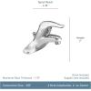 imageMoen L4625 Chateau OneHandle Low Arc Bathroom Faucet Chrome