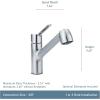 imageMoen Method Spot Resist Stainless Steel OneHandle Pullout Kitchen Faucet with High Spray Pressure Kitchen Sink Faucets with Pull Out Sprayer 7585SRSChrome