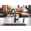 imageMoen Noell Mediterranean Bronze Traditional SingleHandle Standard Kitchen Faucet with Side Sprayer 87506BRB