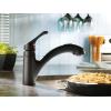 imageMoen Renzo Matte Black OneHandle Pullout Kitchen or Laundry Faucet Featuring Power Clean CA87316BL