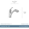 imageMoen Renzo Matte Black OneHandle Pullout Kitchen or Laundry Faucet Featuring Power Clean CA87316BL