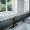 imageMoen Renzo Matte Black OneHandle Pullout Kitchen or Laundry Faucet Featuring Power Clean CA87316BL