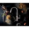 imageMoen Riley Chrome OneHandle Pulldown Kitchen Faucet Featuring Power Boost for a Faster Clean and Reflex Docking System for the Spray Head Modern Kitchen Sink Faucet 7402CSpot Resist Stainless