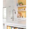 imageMoen Riley Chrome OneHandle Pulldown Kitchen Faucet Featuring Power Boost for a Faster Clean and Reflex Docking System for the Spray Head Modern Kitchen Sink Faucet 7402CSpot Resist Stainless