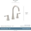imageMoen Ronan Bronzed Gold TwoHandle Adjustable Widespread Modern Bathroom Faucet Valve Included 84023BZG