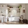 imageMoen S44101BL Colinet OneHandle Single Hole Traditional Bathroom Sink Faucet Matte Black