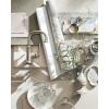 imageMoen S44101BN Colinet OneHandle Single Hole Traditional Bathroom Sink Faucet Brushed Nickel