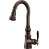 imageMoen S53004SRS Weymouth Shepherds Hook Pulldown Kitchen Bar Faucet Featuring Metal Wand with Power Clean Spot Resist StainlessOil Rubbed Bronze
