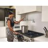 imageMoen S665BLS Modern Wall Mount Swing Arm Folding Pot Filler Kitchen Faucet Black StainlessChrome