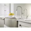 imageMoen S72608SRS Etch OneHandle High Arc Pulldown Kitchen Faucet with Power Clean ChromeChrome