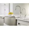 imageMoen S72608SRS Etch OneHandle High Arc Pulldown Kitchen Faucet with Power Clean ChromeChrome