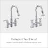 imageMoen S73204ORB Weymouth Two Handle Pulldown Bridge Kitchen Faucet Oil Rubbed BronzeChrome