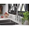 imageMoen S73204ORB Weymouth Two Handle Pulldown Bridge Kitchen Faucet Oil Rubbed BronzeChrome