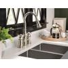 imageMoen S73204ORB Weymouth Two Handle Pulldown Bridge Kitchen Faucet Oil Rubbed BronzePolished Nickel