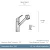 imageMoen Sombra Spot Resist Stainless SingleHandle PullOut Sprayer Kitchen Faucet with Soap Dispenser and Power Clean 87701SRS