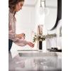 imageMoen TS44104BN Colinet Traditional Lever Handle Wall Mount Bathroom Faucet Trim Valve Required Brushed Nickel