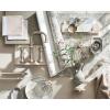 imageMoen TS44105BN Colinet Traditional Cross Handle Wall Mount Bathroom Faucet Trim Valve Required Brushed NickelBrushed Nickel