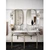 imageMoen TS44105BN Colinet Traditional Cross Handle Wall Mount Bathroom Faucet Trim Valve Required Brushed NickelBrushed Nickel