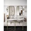 imageMoen TS44105BN Colinet Traditional Cross Handle Wall Mount Bathroom Faucet Trim Valve Required Brushed NickelBrushed Nickel