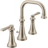 imageMoen TS44105BN Colinet Traditional Cross Handle Wall Mount Bathroom Faucet Trim Valve Required Brushed NickelBrushed Nickel