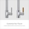 imageMoen Tenon Chrome One Handle Modern Bar Pulldown Faucet S64001