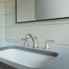imageMoen WS84440SRN TwoHandle High Arc Bathroom Faucet Spot Resist Brushed NickelSpot Resist Brushed Nickel
