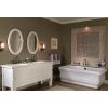 imageMoen WS84924SRN TwoHandle High Arc Bathroom Faucet Spot Resist Brushed NickelMediterranean Bronze