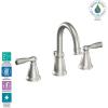 imageMoen WS84924SRN TwoHandle High Arc Bathroom Faucet Spot Resist Brushed NickelSpot Resist Brushed Nickel