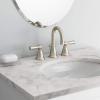 imageMoen WS84924SRN TwoHandle High Arc Bathroom Faucet Spot Resist Brushed NickelSpot Resist Brushed Nickel