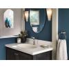 imageMoen WSL84733SRN Danika Single Handle 1 Hole Bathroom Faucet Spot Resist Brushed Nickel