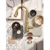 imageMoen Weymouth Chrome Smart Faucet Touchless Pull Down Sprayer Kitchen Faucet with Voice Control and Power Boost S73004EVCBrushed Gold
