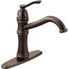 imageMoen 7240ORB Belfield Traditional One Handle High Arc Kitchen Faucet with Optional Deckplate Included Oil Rubbed BronzeOil Rubbed Bronze