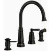 imageMoen 87042BRB OneHandle High Arc Kitchen Faucet Mediterranean Bronze