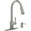 imageMoen 87090MSRS Indi Collection 1 Handle PullDown Kitchen Faucet Spot Resist Stainless Microban