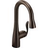 imageMoen Arbor Spot Resist Stainless OneHandle Pulldown Bar Faucet Featuring Reflex Single Hole Kitchen Sink Faucet 5995SRSOil Rubbed Bronze