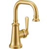 imageMoen Brushed Gold Colinet OneHandle Single Hole Traditional Bathroom Sink Faucet S44101BG